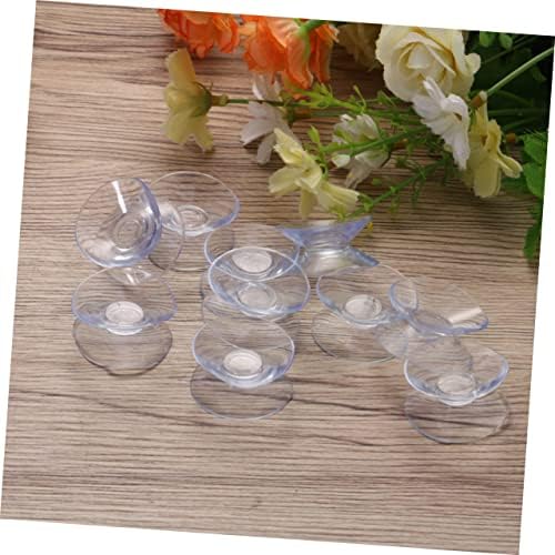 UKCOCO 10pcs Anti klizne jastučiće za namještaj Usisne čaše za usisne čašice za kućna teška plastična usisna usisna plastična sisa za stakleno ogledalo 30 mm zasjek za viseće vešalice