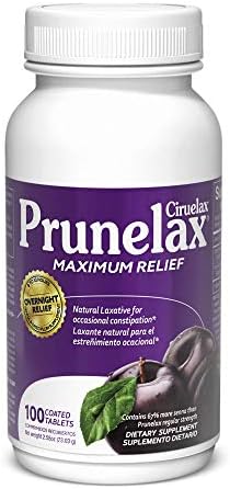 Prunelax Ciruelax Maksimalni reljef prirodni laksativ za povremenu zatvor, 100 tableta