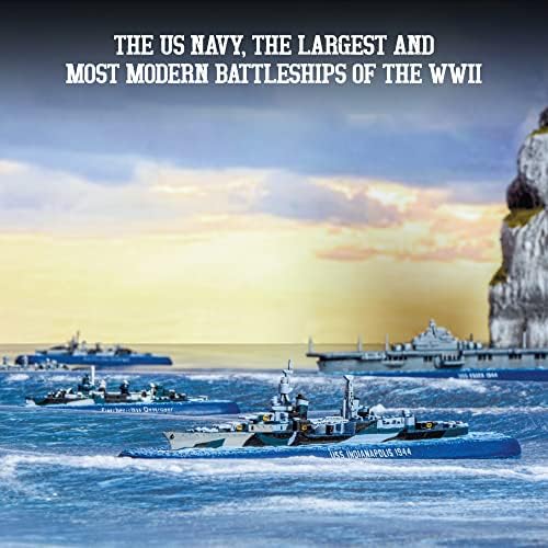 Wargames je odnio pobjedu na moru-početni Set flote američke mornarice Battleship Game - WW2 minijaturni