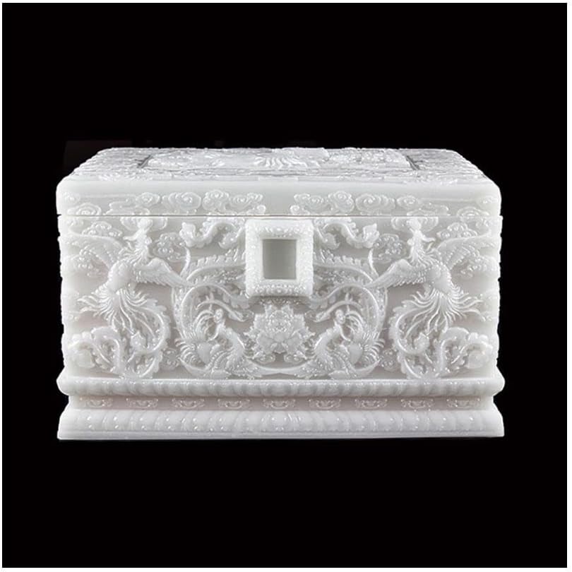 Runn kineski stil Jade kamen za odrasle urn | Memorijalna urna za odrasle | Velika urna Ova izvrsna urna