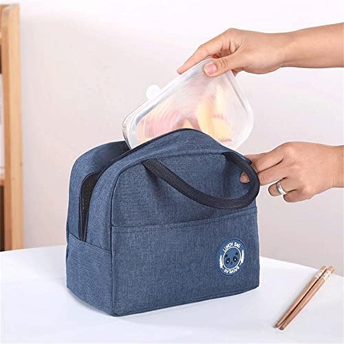 ZYZMH Cooler torbe vodootporni najlon prijenosni Zipper termo ručak torbe za žene zgodan ručak kutija