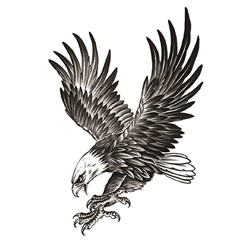 AKOAK 2 kom Eagle tetovaža naljepnica vodootporan Privremeni tetovaža tijelo Seksi Art naljepnica znoj dokaz
