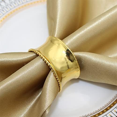 YFQHDD Metalni držač salveta prsten za salvetu za venčane večere stranke svadbe Repocije Dekoracija porodice