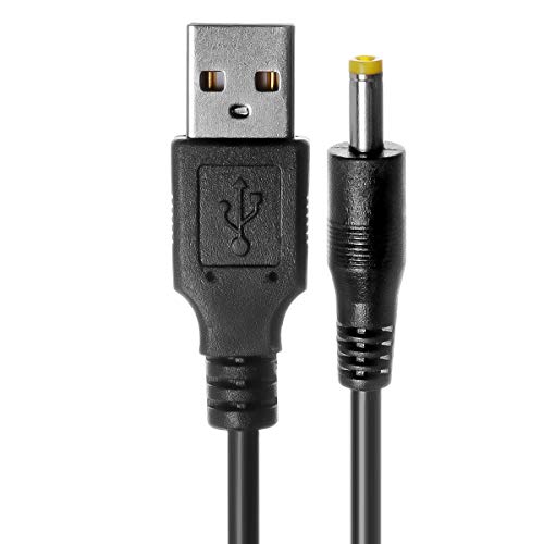 Teninyu USB 2.0 A muški do DC 4.0x1,7mm 5 volta 24WG DC barel priključni kabel 3ft, 2pack