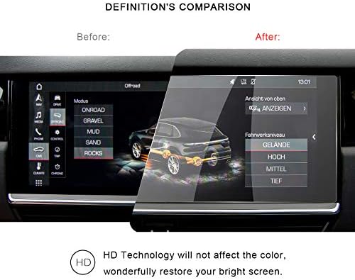 2019 2020 2021 2022 Porsche Cayenne 12.3 inčni ekran navigacijski zaštitnik ekrana, R RUIYA HD prozirno