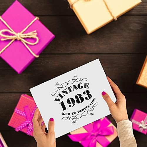 Poklon kutije sa poklopcima-magnetna Poklon kutija - Bijela Poklon kutija za poklone za 40. rođendan