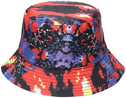 Ženski modni Casual Bandhnu sklopivi šešir za planinarenje 3D štampani višebojni šeširi šeširi za suncobran šešir vrtni šešir ženski vizir