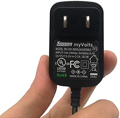Myvolts 9V adapter za napajanje kompatibilan sa / zamjena za Brother pt-2400 štampač naljepnica - US Plug