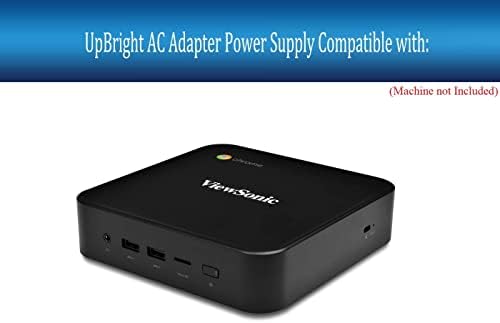 UpBright 19V AC / DC Adapter kompatibilan sa ViewSonic NMP660 VS17358 NMP760 VS18614 Chrome OS Chromebox