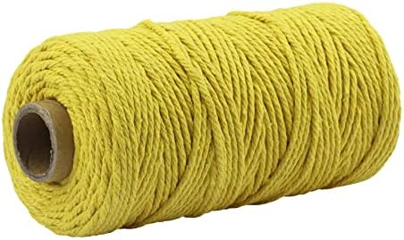 Šareno pamučno uže DIY ručno tkano pamučno uže debljine 3 mm tkano uže za tapiseriju vezano uže za pletenje