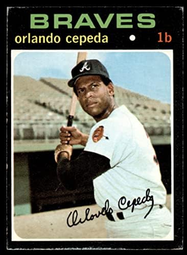 1971 FAPPS # 605 Orlando Cepeda Atlanta Braves ex Hrabres