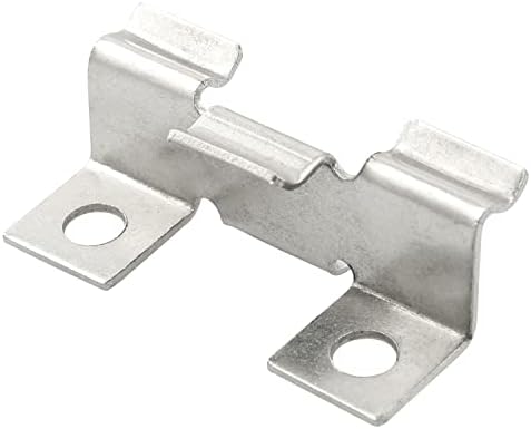 PSCO 20PCS klizač od nehrđajućeg čelika Skriveni klip za učvršćivanje sa samoreznim vijkom za