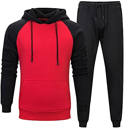 Jogging odijela za muškarce -Menove dvodijelne dukseve pulover kapuljača teretane teretane Yoga duge hlače za trenerke set sportske odjeće