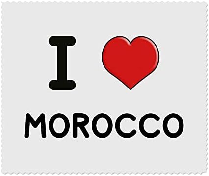 Azeeda 2 x 'Volim maroko' mikrofibre objektiv / naočale za čišćenje krpe