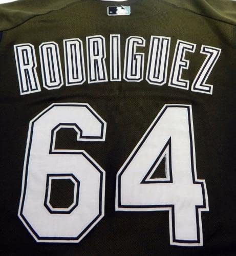 2003-06 Florida Marlins Rodriguez 64 Igra Rabljeni Black Jersey BP ST XL 111 - Igra Polovni MLB dresovi