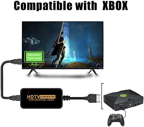 TECTRA originalni Xbox u HDMI Converter, HD Link kabel za originalni Xbox pretvaranje u HDTV,