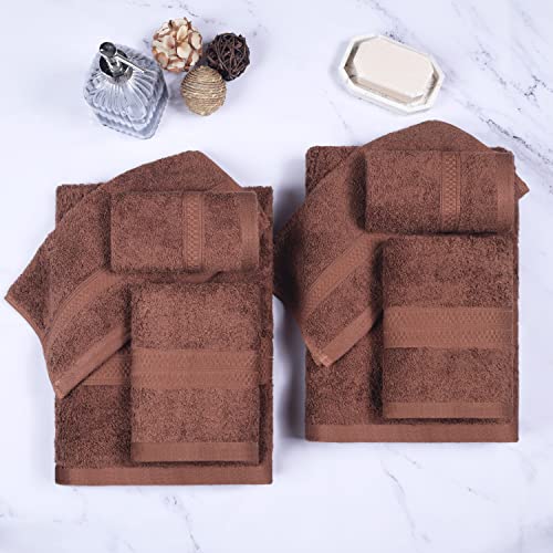 Superior set ručnika, Rayon iz bambusovog pamučnog mješavina, idealna za kupatilo, kupatilo za goste i plažu,