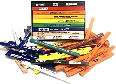Drvo čips 72 stolar olovke | Random Mis štampane mješoviti Prints & čvrste prekinuti boje / SAD Made, tvrdo