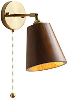 ZHUHW zidna lampa sa vučnim lancem pored bakarne podesive ruke ogledalo za kupatilo u spavaćoj sobi stepenište