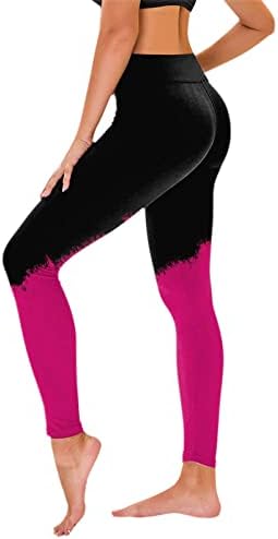 Tie-Dye Gradient Yoga Workout helanke za žene Tajice visokog struka Ultra meke brušene elastike udobne