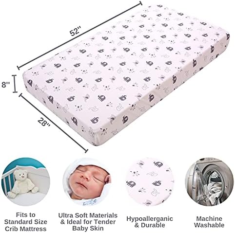 Beine beice 4 komada Slatke posteljine krevetića za dječake za dječake i djevojke | Dječji
