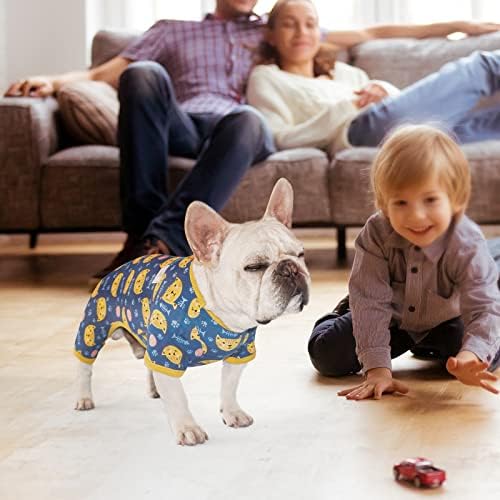 Tony Hoby pas pidžama, pseći sa slatkom velikom licom mačaka, kućni ljubimci mekani pamuk za malog srednjeg