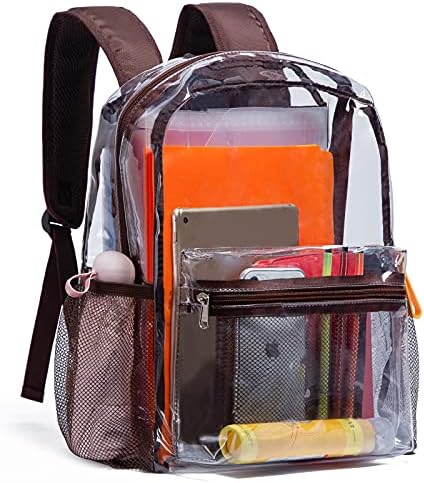 Vorspack Clear ruksak za teške uslove rada PVC prozirni ruksak sa ojačanom trakom za radno mjesto na Fakultetu