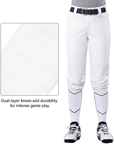 Stelle Girls 'Softball hlače za mlade djeca bejzbol hlače za brze hlače sa džepovima Boys TEE Ball