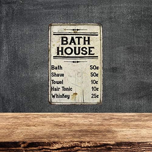 Chico Creek znakovi kupatilo Cjenik znak Vintage dekor znakovi tuš brijanje kuća seoska kuća rustikalni ukrasi