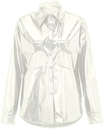 Poslovna jednostavna jakna s dugim rukavima tinejdžerke Open Fall Fit Fit Solid Rever Jacket gumb Faux krzno vjetroporno