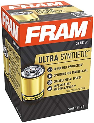 FRAM Ultra sintetički filter za zamjenu ulja za automobile, dizajniran za sintetičko ulje promjene