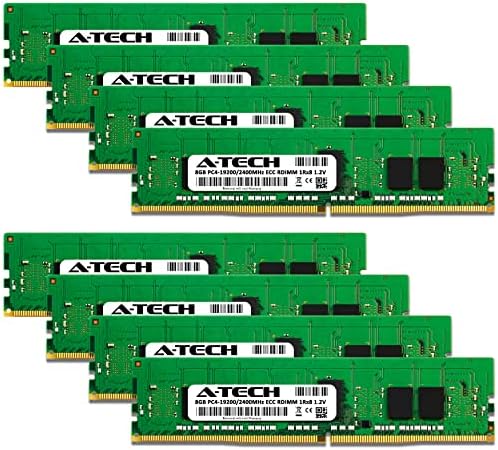 A-Tech 64GB komplet memorije RAM za Dell C6420 - DDR4 2400MHz PC4-19200 ECC registrovani RDIMM 1RX8