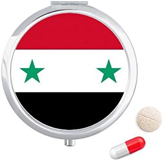 Azijska Nacionalna Zastava Azijska Futrola Za Pilule Džepna Kutija Za Skladištenje Lijekova Dozator Kontejnera