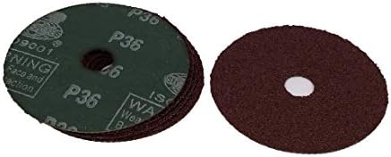 X-DREE 4 Dia 36 Grit abrazivni disk od peska 5kom za mašinu za poliranje (4' disco de papel abrasivo