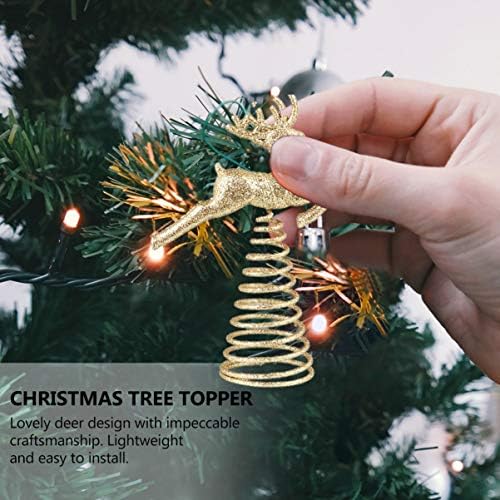 Galpada Božićno stablo Topper blistao je Xmas Tree TOPPER 3D momak za jelena za božićne ukrase drhtavo