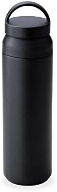 Dolce Duo SB-1697 boca sa ručkom, šalica, 16,9 fl oz, vakuum izolirana, toplotna i hladnjaka, vakuumska boca od nehrđajućeg čelika, dvostruka zidna konstrukcija, crna