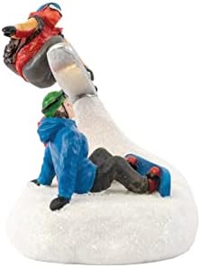FG Square Božićna sela Figurine - snowboarderi