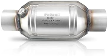 Wasaett 2.5 Katalitički pretvarač Universal 2,5 inčni CAT / Outlet CAT pretvarač sa O2 portom i toplotnom
