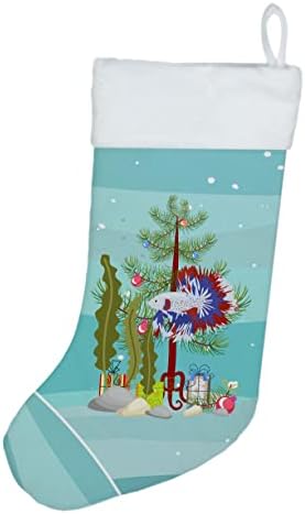 Caroline's Wires CK4522CS rep Betta Merry Božić Božićne čarape, Kamin Viseći čarape Božićna sezona