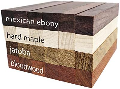 Egzotično drvo olovke 24-pakovanje: Bloodwood, Meksička ebanovina, Jatoba, tvrdi javor, 6 svaka vrsta drveta,
