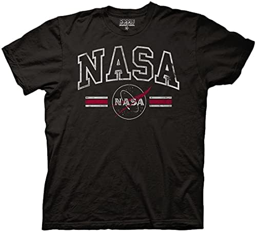 Ripple Junction NASA odrasli Unisex Collegiate Pisma i logotip lagana majica za posadu