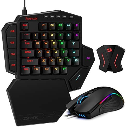 Redragon K585-bb Jednoglašeni RGB Gaming tastatura i M721-Pro Gaming Mouse Combo sa Converterom GA200 za Xbox
