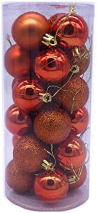 STUDYY Božić Ball privjesak, dekorativni shatterproof Božić drvo privjesci visi 40mm Božić Baubles Balls