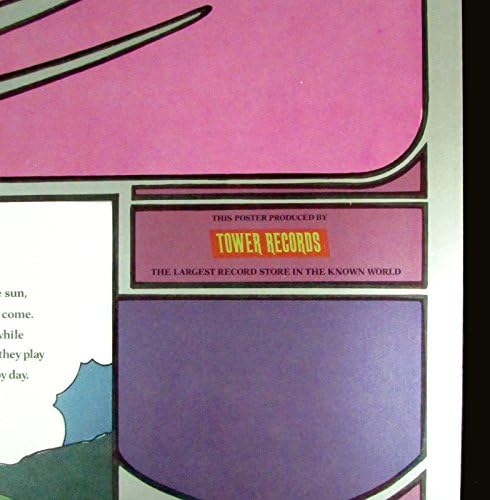 Cat Stevens čaj za Tillerman Rare 1971 Tower Records Poster verzija a