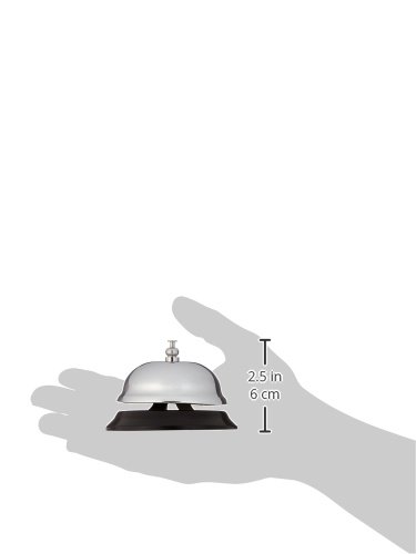 Grafco Zvono za poziv u stilu Tap, baza prečnika 3, zvono na stolu, Recepcija, servisno Zvono