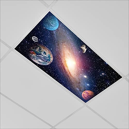 Prekrivači za fluorescentno svjetlo za stropne Uredske stomatološke dekoracije-Nebula Galaxy-poboljšajte