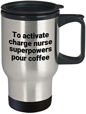 Napuštena medicinska sestra Travel MUG Funny sarkastična superpuška nehrđajućeg čelika Novelty