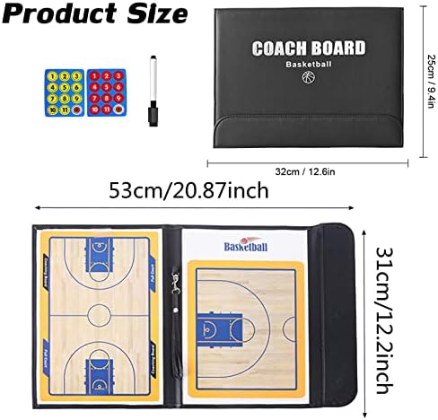 Volcrose košarkaška ploča, magnetska taktika strategijska ploča, treneri međuspremnik sa magnetima i olovkom