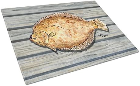 Caroline's Treasures 8495LCB staklena ploča za sečenje ribe iverak velika, dekorativna ploča za sečenje