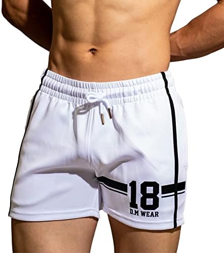 D.M muške sportske kratke hlače za trčanje teretane treninga Atletic Active odjeća sa džepnim plijenom tankim stilom